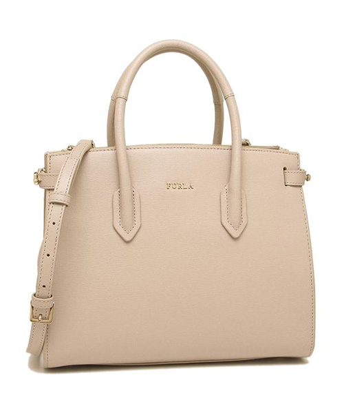 FURLA フルラ バッグ レディース ショルダーバッグ レザー ベージュ ...