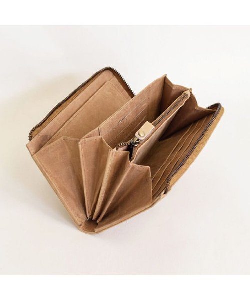 財布 メンズ レディース 長財布 革財布 大容量 レザーウォレット L字ファスナー Tidy 整理整頓長財布 父の日 ハレルヤ Hallelujah D Fashion