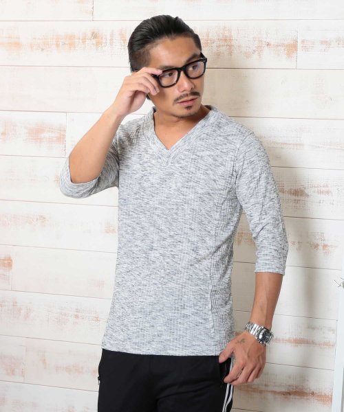 vネックテレコ7分袖tシャツ 7分袖 Tシャツ メンズ 七分袖 vネック ティーシャツ ジギーズショップ Jiggys Shop D Fashion vネックテレコ7分袖tシャツ 7分袖 Tシャツ メンズ 七分袖 vネック ティーシャツ ジギーズショップ Jiggys Shop D Fashion
