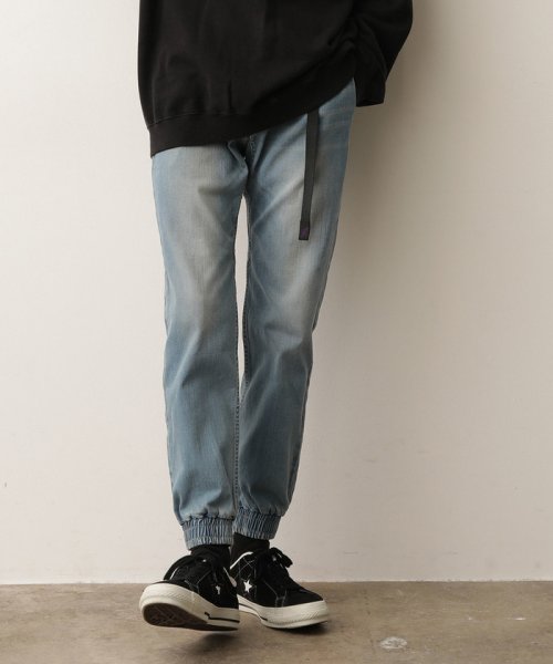 Gramicci グラミチ 別注デニムジョガーパンツ ジュンレッド Junred D Fashion Gramicci グラミチ 別注デニムジョガーパンツ ジュンレッド Junred D Fashion