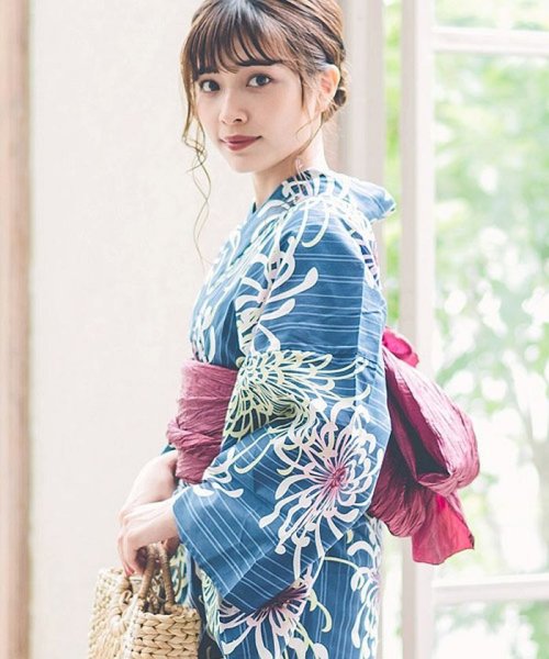 レディース 大人 浴衣セット ゆかた しわへこ帯 下駄 着付け本 腰ひも はんなり高級浴衣5点セット ディータ Dita D Fashion レディース 大人 浴衣セット ゆかた しわへこ帯 下駄 着付け本 腰ひも はんなり高級浴衣5点セット ディータ Dita D Fashion