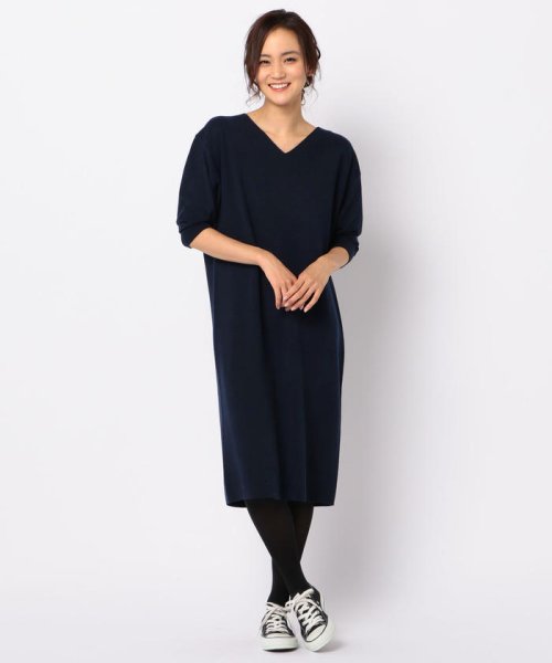 セール Off Web限定 三角袖vネックニットワンピース 丈長め105cm フレディエミュ Fredy Emue D Fashion セール Off Web限定 三角袖vネックニットワンピース 丈長め105cm フレディエミュ Fredy Emue D Fashion