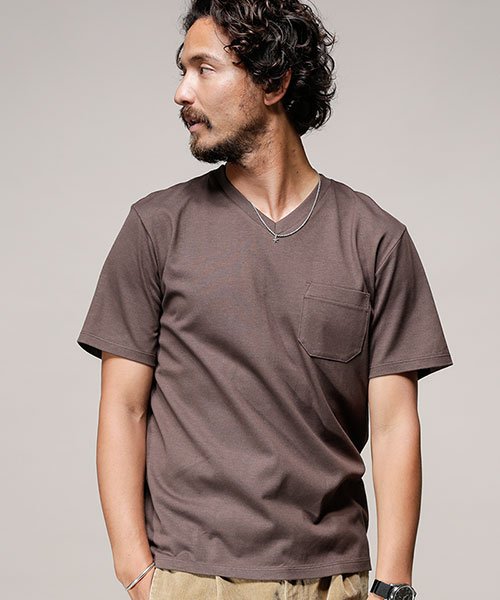 Anti Soaked ヘビーvネックtシャツ ナノ ユニバース Nano Universe D Fashion Anti Soaked ヘビーvネックtシャツ ナノ ユニバース Nano Universe D Fashion