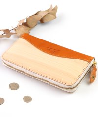 feee/フィー feee 財布 長財布 レディース 本革 天然木 木目 ナチュラル ラウンドファスナー 日本製 ウッドシリーズ feee/502448180