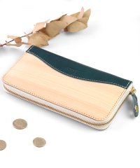 feee/フィー feee 財布 長財布 レディース 本革 天然木 木目 ナチュラル ラウンドファスナー 日本製 ウッドシリーズ feee/502448180