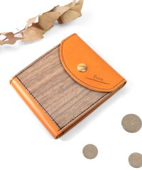 feee/フィー feee 財布 二つ折り財布 レディース 本革 天然木 木目 ナチュラル 折財布 日本製 ウッドシリーズ feee/502453016