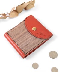 feee/フィー feee 財布 二つ折り財布 レディース 本革 天然木 木目 ナチュラル 折財布 日本製 ウッドシリーズ feee/502453016