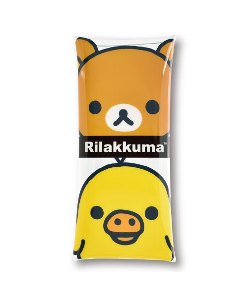 リラックマ ペンケース 筆箱 小物入れ クリアマルチケース Lサイズ 透明 クリア Pvc ブランド キャラクター おしゃれ かわいい 可愛い シンプル 人気 ランナー Runner D Fashion