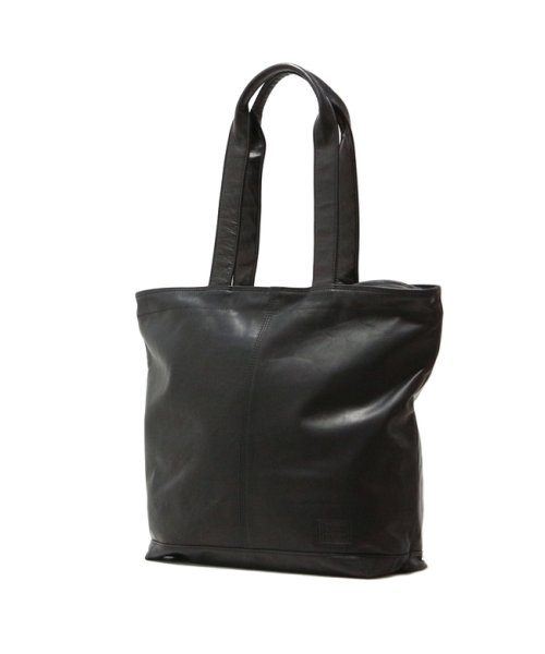 吉田カバン ポーター フランク トートバッグ メンズ ファスナー付き 本革 縦型 Porter 198 ポーター Porter D Fashion