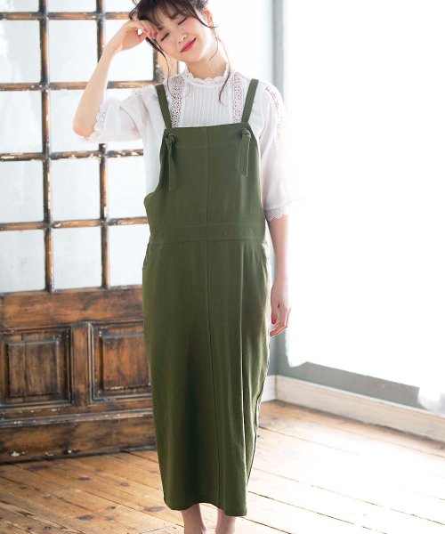 クーポン セール 24 Off 綿１００ サロペットスカート ジーラ Geera D Fashion