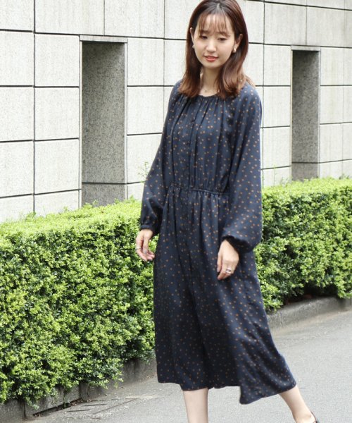 セール ギャザーワンピース ドット柄 コーエン Coen D Fashion セール ギャザーワンピース ドット柄 コーエン Coen D Fashion