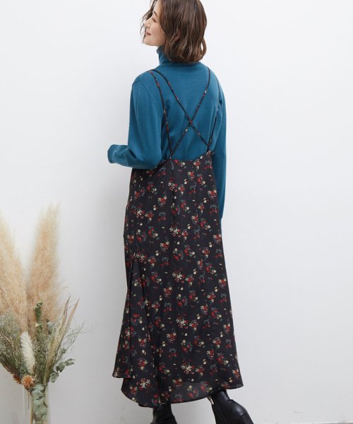 セール フラワー柄イレヘムキャミワンピース ロペピクニック Rope Picnic D Fashion
