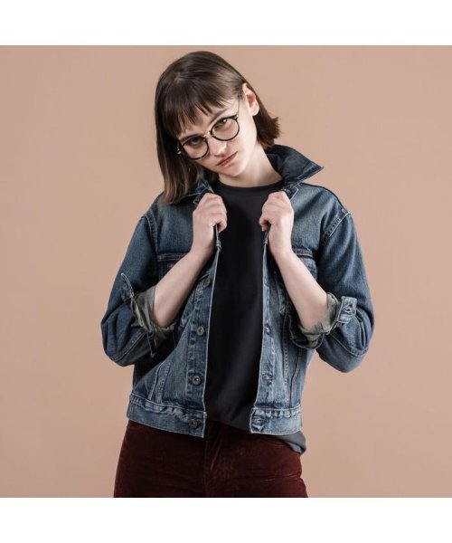 セール ボーイフレンドトラッカージャケット Russian Sky リーバイス Levi S D Fashion