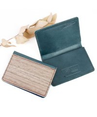 feee/フィー feee カードケース メンズ レディース 栃木レザー ウッドシート おしゃれ 名刺入れ FEー3205 男性用 feee フィー 天然木 本革 木製 /502495360