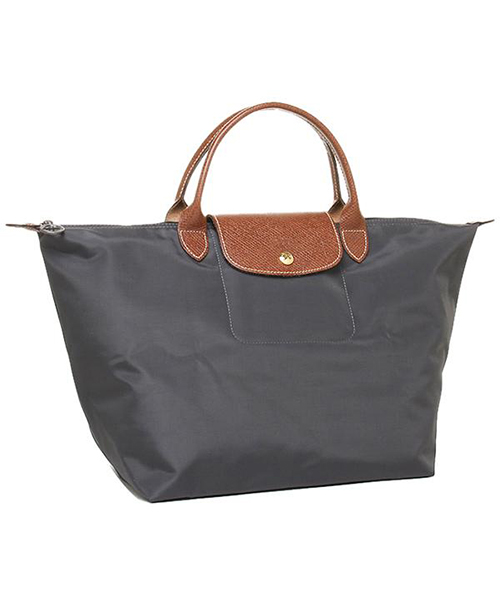 LONGCHAMP ロンシャン トートバッグ Mサイズ ガンメタル ナイロン LONGCHAMP ロンシャン トートバッグ ガンメタル ル・プリ