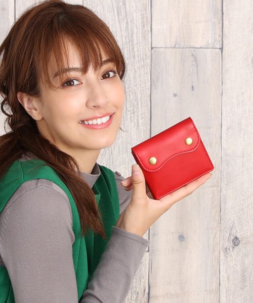 ジャマレ Jamale [Jamale] 牛革レザーコンパクトミニ財布