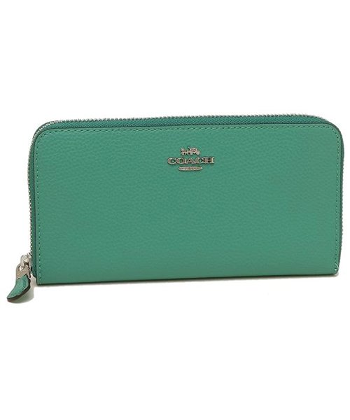 Coach 財布 アウトレット コーチ F ぺブルレザー アコーディオン ジップウォレット 長財布 コーチ Coach D Fashion