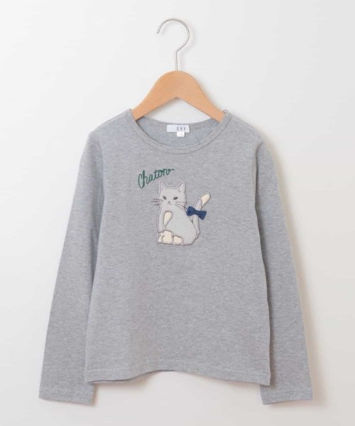 セール 100 130 ネコモチーフカットソー Web限定サイズ アーヴェ セール 100 130 ネコモチーフカットソー Web限定サイズ アーヴェ