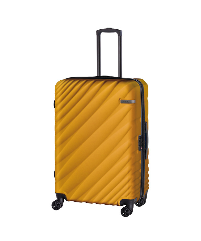 ゴールド　大容量　美品　ハード　４輪　90L 大型　キャリーケース　スーツケース