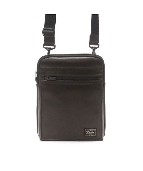 吉田カバン ポーター ショルダーバッグ Porter Amaze アメイズ 斜めがけ 本革 縦型 Shoulder Bag 022 ポーター Porter D Fashion