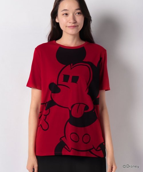 セール Disney ディズニー コラボ ミッキーマウス半袖tシャツ カットソー ベネトン レディース Benetton Women D Fashion