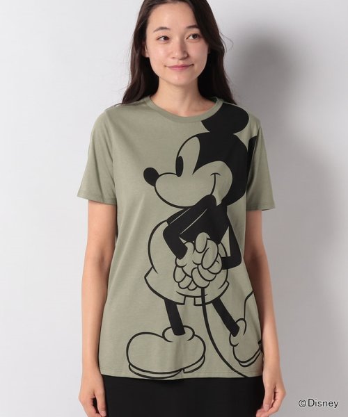 セール Off Disney ディズニー コラボ ミッキーマウス半袖tシャツ カットソー ベネトン レディース Benetton Women D Fashion