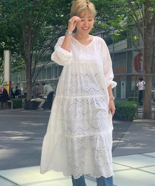 セール レースティアードワンピース フレディエミュ Fredy Emue D Fashion