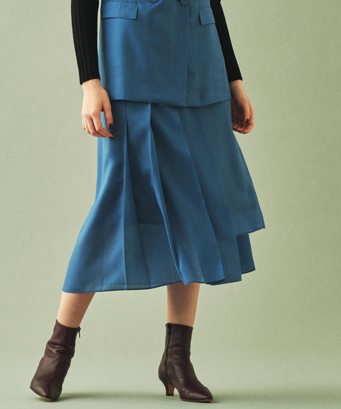 DT MaxMara ★ アシンメトリー ロングスカート ADELFI1234 2色 000000003820_AW5cEOI.jpg