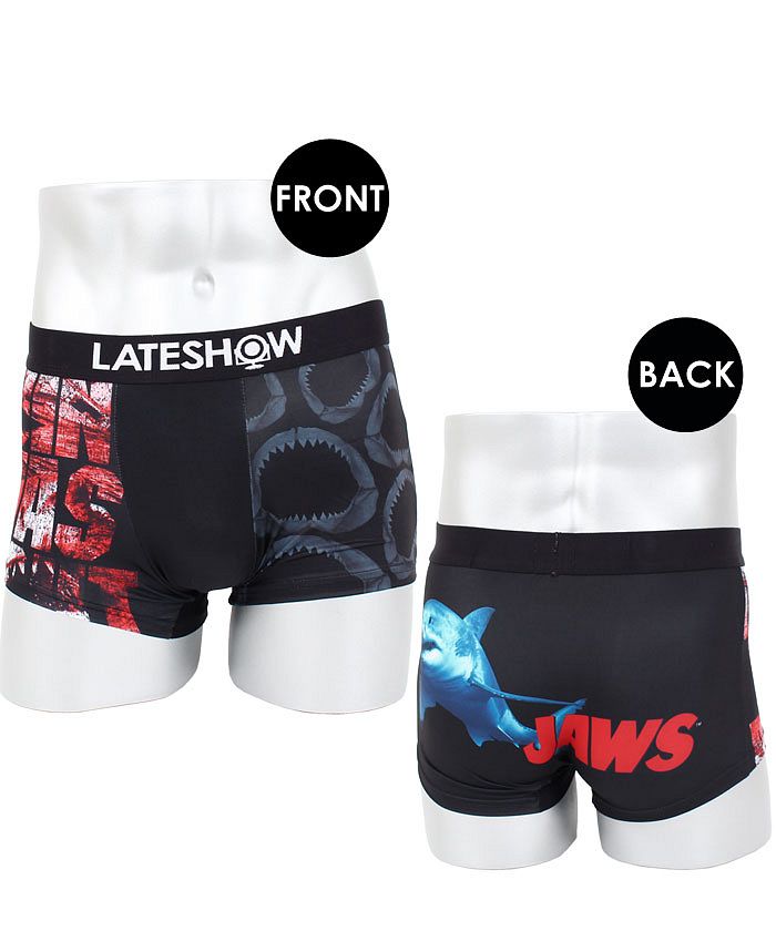 JAWS/ジョーズ×LATESHOWレイトショーボクサーパンツメンズ下着