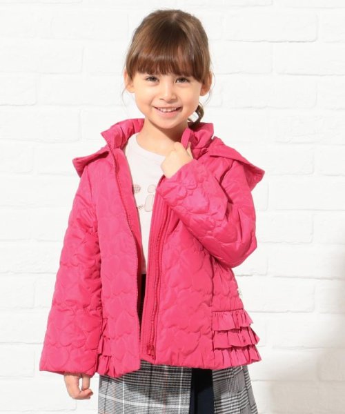 セール 110 140cm ハートキルト中綿コート 組曲kids Kumikyoku Kids D Fashion