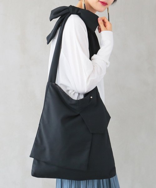 セール ショルダーリボン デザインポケットバッグ オシャレウォーカー Osharewalker D Fashion