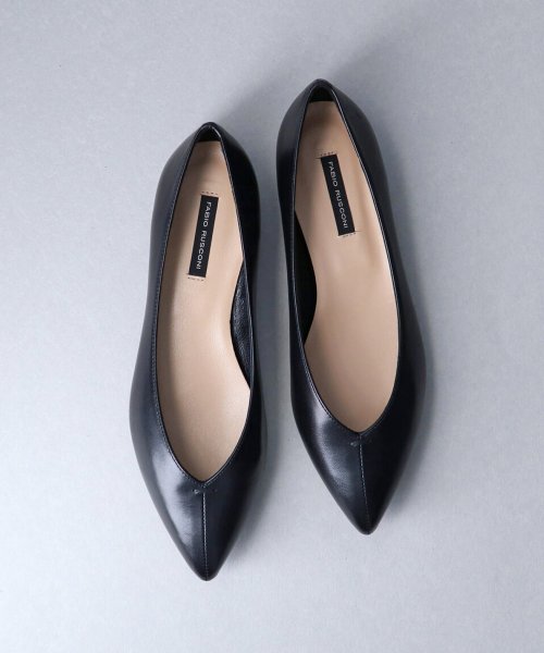 Fabio Rusconi Vカットフラットパンプス ファビオルスコーニ Fabio Rusconi D Fashion