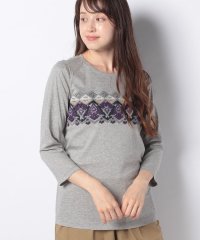 Leilian/刺繍Ｔシャツ/502523978