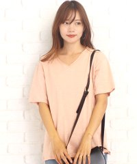 Amulet/アミュレット Amulet シンプルVネックTシャツ韓国ファッションレディースコットンスリム通気性涼しい【vl－5223】【S/S】/502588803