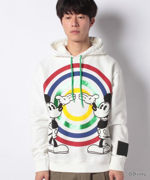 セール 50 Off Disney ディズニー コラボ ミッキーマウスパーカー ベネトン メンズ Benetton Mens D Fashion