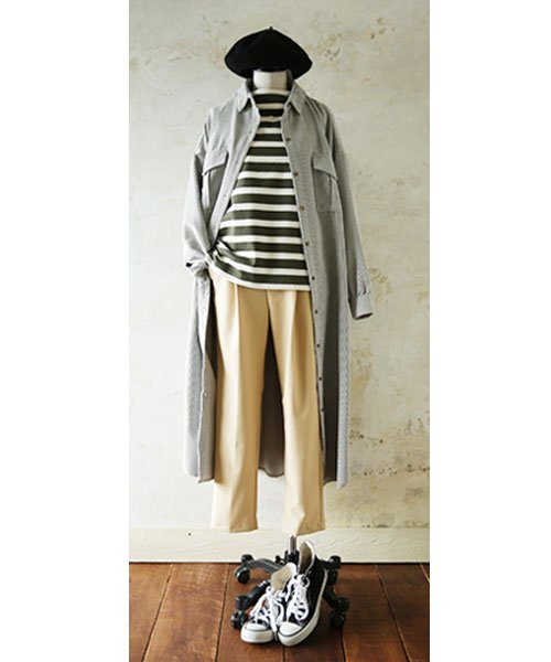 セール ワンタックハイウエストテーパードパンツ M L Ll 3l レディース 春夏秋冬 パンツ ベージュ ブラウン ネイビー ブラック ウエストゴム 楽ちん シ アンドイット And It D Fashion