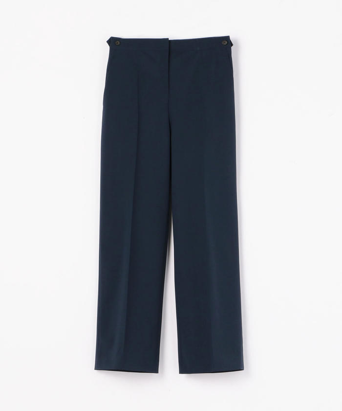 新品 ☆ DES PRES  ウールストレッチ セミワイドパンツ ダークブルー デプレ ウールストレッチセミワイドパンツ