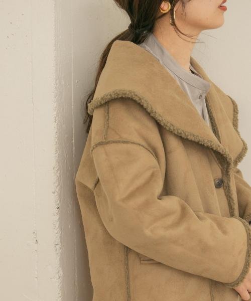 セール フェイクムートンリバーシブルコート アイテムズ アーバンリサーチ レディース Items Urbanresearch D Fashion