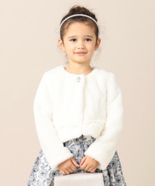 セール 140 150cm フェイクファー ボレロ エニファム キッズ Anyfam Kids D Fashion