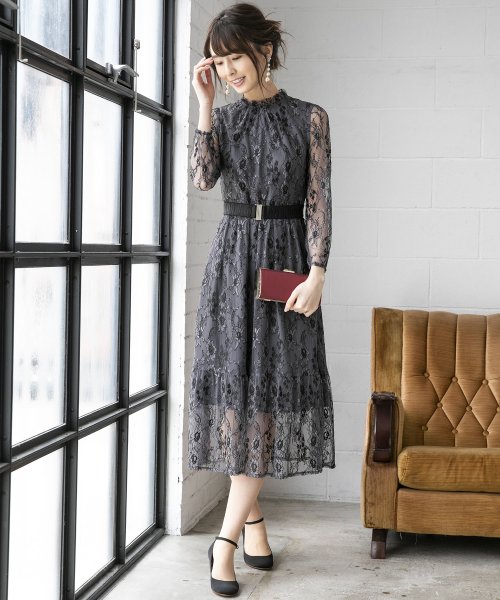 セール Kaene Formforma ボトルネック総レースワンピース フォルムフォルマ Form Forma D Fashion セール Kaene Formforma ボトルネック総レースワンピース フォルムフォルマ Form Forma D Fashion