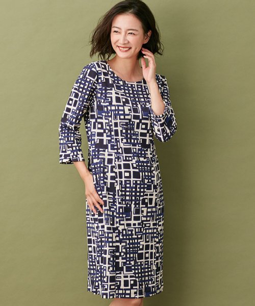 クーポン セール 50 Off モダンアートワンピース レリアン Leilian D Fashion