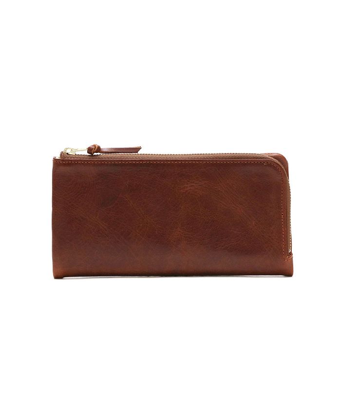 props store ボーダーロンティー（日本製）brown UNUSED＞ボーダーロングスリーブ Tシャツ/PINK BROWN
