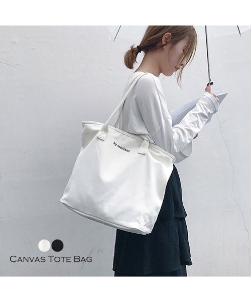 セール トートバッグ レディースバッグ キャンバス ロゴ 鞄 ハンドバッグ ファスナー付き カジュアル ミニミニストア Miniministore D Fashion