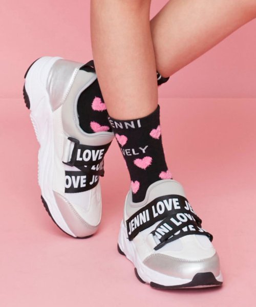 セール ロゴテープスニーカー ジェニィ Jenni のスニーカー 子供用