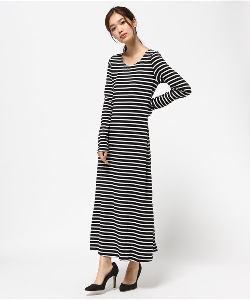ベーシックロングスリーブクルーネックボーダーロングワンピース カットソー ワンピース ロングワンピース 長袖 マキシ丈 カット クルーネック ボーダー ベーシッ Aimoha アイモハ Aimoha D Fashion ベーシックロングスリーブクルーネックボーダーロングワンピース カットソー ワンピース ロングワンピース 長袖 マキシ丈 カット クルーネック ボーダー ベーシッ Aimoha アイモハ Aimoha D Fashion