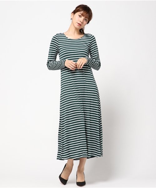 ベーシックロングスリーブクルーネックボーダーロングワンピース カットソー ワンピース ロングワンピース 長袖 マキシ丈 カット クルーネック ボーダー ベーシッ Aimoha アイモハ Aimoha D Fashion ベーシックロングスリーブクルーネックボーダーロングワンピース カットソー ワンピース ロングワンピース 長袖 マキシ丈 カット クルーネック ボーダー ベーシッ Aimoha アイモハ Aimoha D Fashion