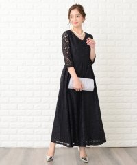 Lace Ladies/レースレディース Lace Ladies 七分袖総レースフォーマルロングワンピース・ドレス/502628580