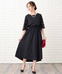 Lace Ladies/【選べる2タイプ】レース 五分袖or七分袖 フィッシュテールフォーマルワンピース・ドレス/502628514