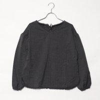 STYLEBLOCK/スタイルブロック STYLEBLOCK 先染めチェックバックレースアップフリンジブラウス/501564532