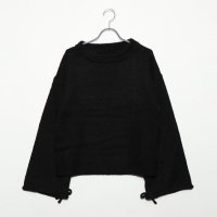 STYLEBLOCK/スタイルブロック STYLEBLOCK アクリルモヘアタッチ袖レースアッププルオーバー/502634147